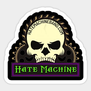 HATE MACHINE Skull Sticker